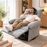 SILLON RELAX BALA GIR GRIS VENLO