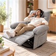 SILLON RELAX BALA GIR GRIS VENLO
