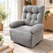 SILLON RELAX BALA GIR GRIS VENLO
