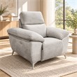 SILLON 118 CM HADA PLATA ANORI