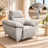 SILLON 118 CM HADA PLATA ANORI