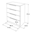 COMODA 4C ROBLE-SEPET CO-0710
