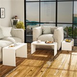 MESA AUXILIAR BLANCO MC-0355