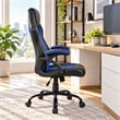 SILLA GAMER NEGRO-AZUL SE-0615