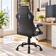 SILLA GAMER NEGRO-AZUL SE-0615