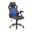 SILLA GAMER NEGRO-AZUL SE-0615