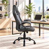 SILLA GAMER NEGRO-GRIS SE-0615