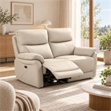 SOFA PIEL 2P ELECTRI JENKS PERLA