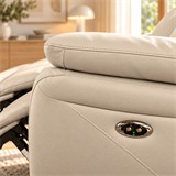 SOFA PIEL 2P ELECTRI JENKS PERLA
