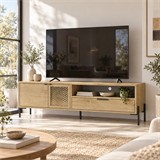 MUEBLE TV GOUNDI 2P 1C 1H ROBLE