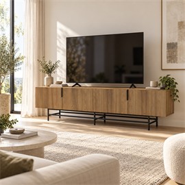 MUEBLE TV OYEM 4P ROBLE