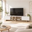 MUEBLE TV NOTSE 2P BLANCO/ROBLE