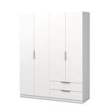 ARMARIO 4P 2C BCO IZAMAL 391370