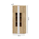 VITRINA 75109 ASTI ROBLE-TBLANCO