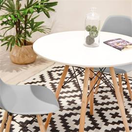 MESA BRYNE REDONDA 80 CM