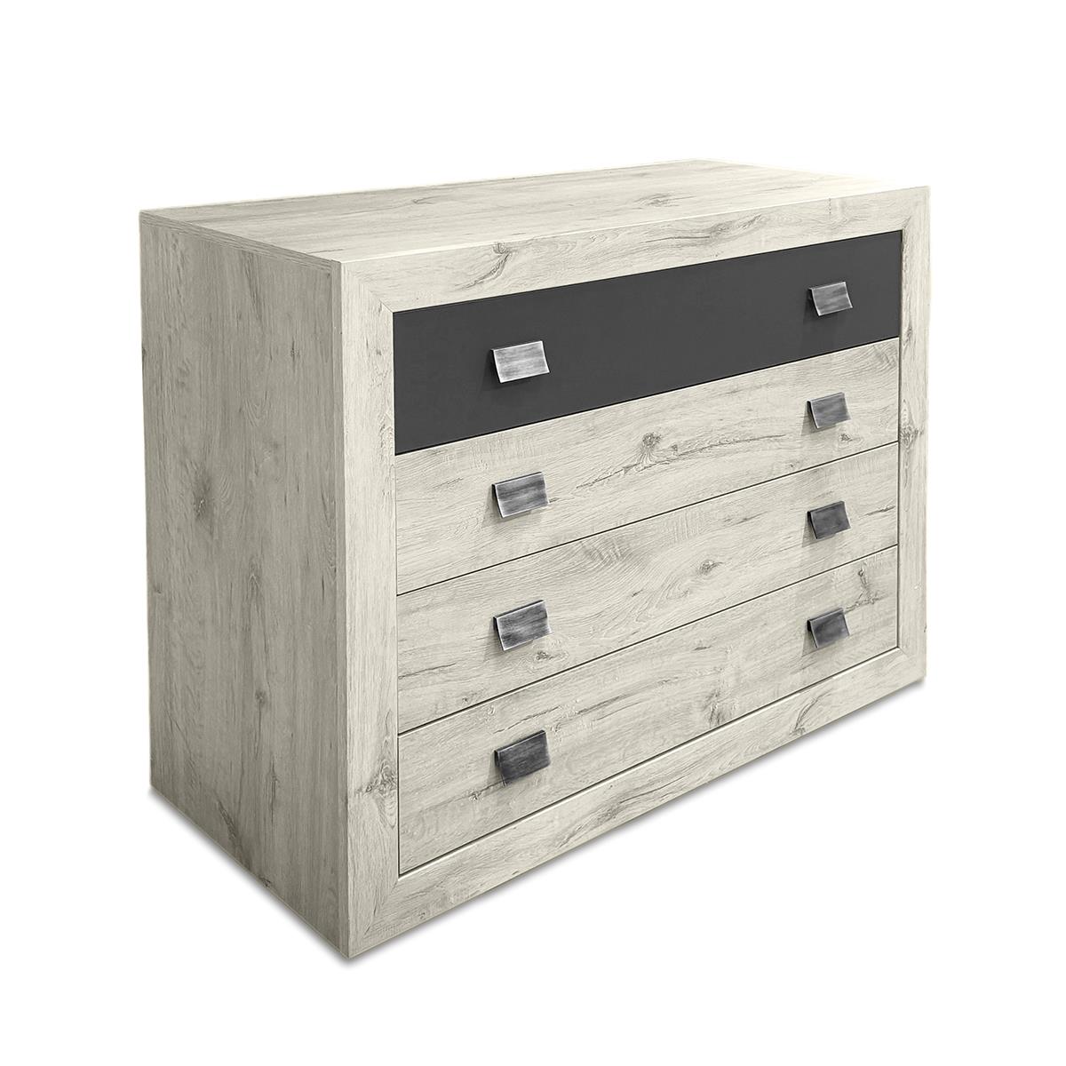 COMODA 4C ARTICO PIZARRA CIZMA