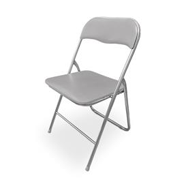 SILLA PLEGABLE PLATEADA ESINO
