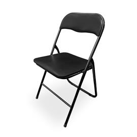 SILLA PLEGABLE NEGRA ESINO