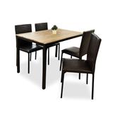 CONJUNTO MESA+4 SILLAS PIAVE