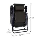 TUMBONA RECLINABLE NEGRO