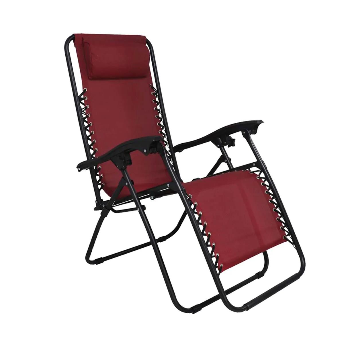 TUMBONA RECLINABLE BURDEOS
