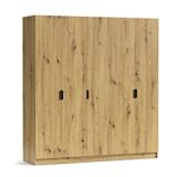 ARMARIO 5 PUERTAS ROBLE RANK