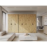 ARMARIO 5 PUERTAS ROBLE RANK