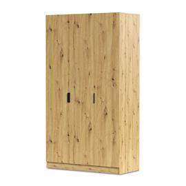 ARMARIO 3 PUERTAS ROBLE RANK