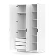 ARMARIO 3 PUERTAS BLANCO RANK ARMARIO 3 PUERTAS BLANCO RANK