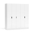 ARMARIO 5 PUERTAS BLANCO RANK