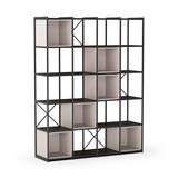 ESTANTERIA ADRE NEGRO/CREMA