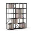 ESTANTERIA ADRE NEGRO/CREMA ESTANTERIA ADRE NEGRO/CREMA