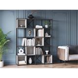 ESTANTERIA ADRE NEGRO/CREMA