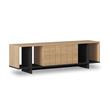MUEBLE TV FIANA 1P 4H ROBLE/NEGR MUEBLE TV FIANA 1P 4H ROBLE/NEGR