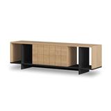 MUEBLE TV FIANA 1P 4H ROBLE/NEGR