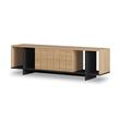 MUEBLE TV FIANA 1P 4H ROBLE/NEGR MUEBLE TV FIANA 1P 4H ROBLE/NEGR