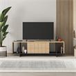 MUEBLE TV FIANA 1P 4H ROBLE/NEGR MUEBLE TV FIANA 1P 4H ROBLE/NEGR