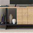 MUEBLE TV FIANA 1P 4H ROBLE/NEGR MUEBLE TV FIANA 1P 4H ROBLE/NEGR