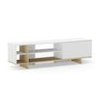 MUEBLE TV BITAM 1P 4H BCO/ROBLE MUEBLE TV BITAM 1P 4H BCO/ROBLE