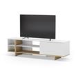 MUEBLE TV BITAM 1P 4H BCO/ROBLE MUEBLE TV BITAM 1P 4H BCO/ROBLE