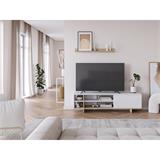 MUEBLE TV BITAM 1P 4H BCO/ROBLE