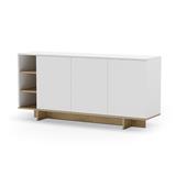APARADOR MAGTA 3P 3H BCO/ROBLE