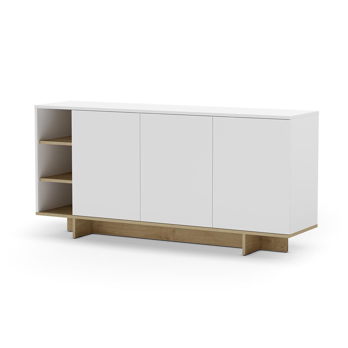 APARADOR MAGTA 3P 3H BCO/ROBLE