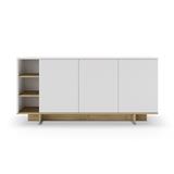 APARADOR MAGTA 3P 3H BCO/ROBLE