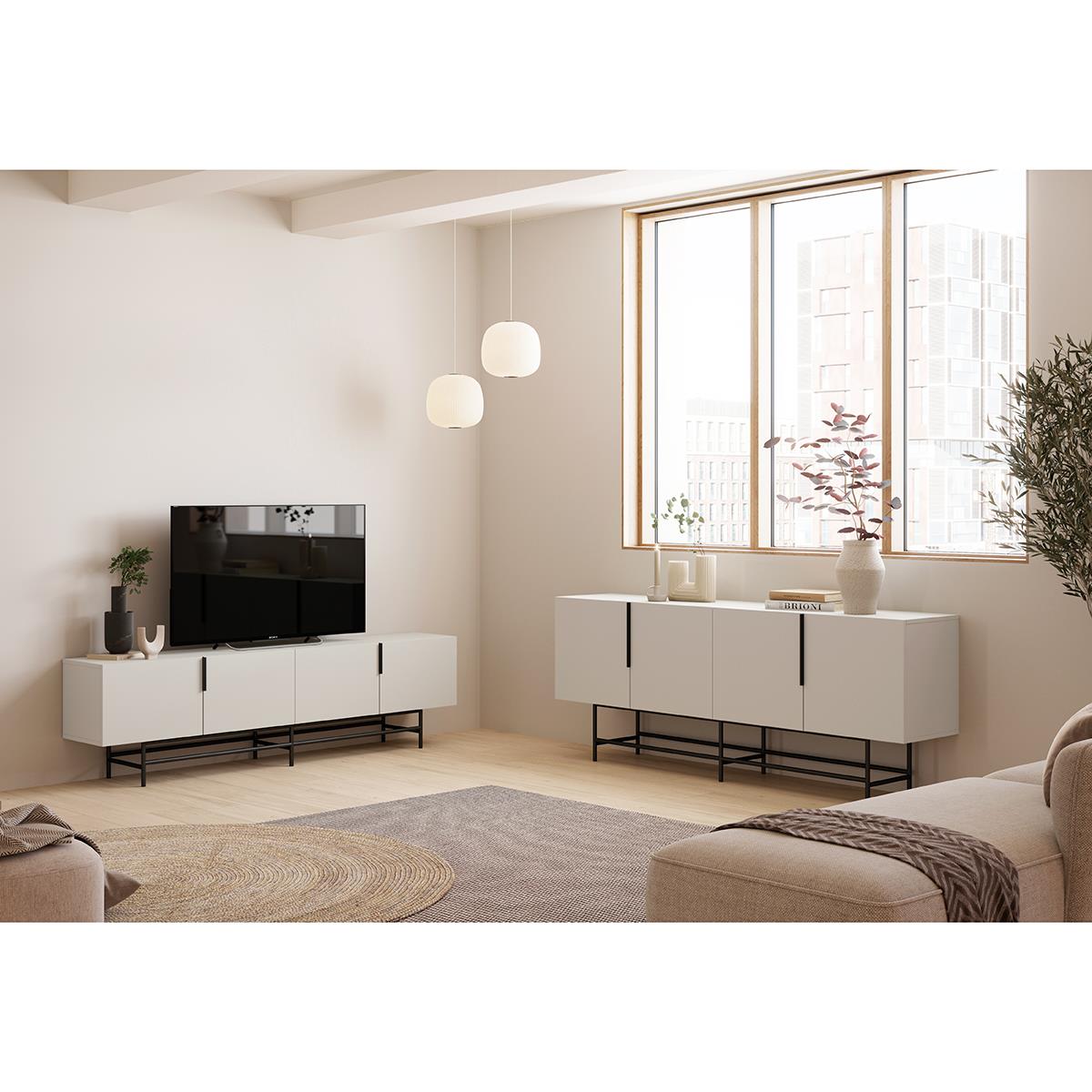 APARADOR VORU 4P CREMA