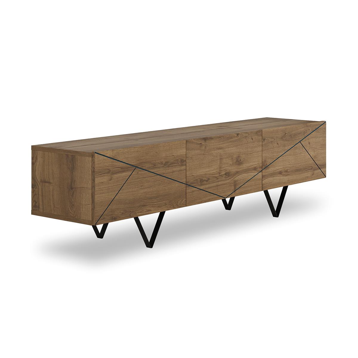 MUEBLE TV BONGOR 3P NOGAL MUEBLE TV BONGOR 3P NOGAL