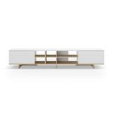 MUEBLE TV NOTSE 2P BLANCO/ROBLE