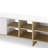 MUEBLE TV NOTSE 2P BLANCO/ROBLE