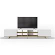 MUEBLE TV NOTSE 2P BLANCO/ROBLE MUEBLE TV NOTSE 2P BLANCO/ROBLE
