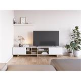 MUEBLE TV NOTSE 2P BLANCO/ROBLE